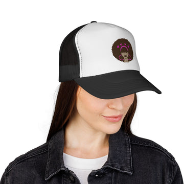Meli Valentine Trucker Cap — Retro Graphic Snapback Hat