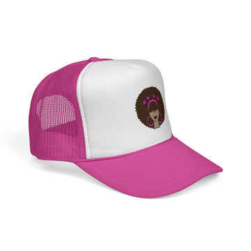 Meli Valentine Trucker Cap — Retro Graphic Snapback Hat