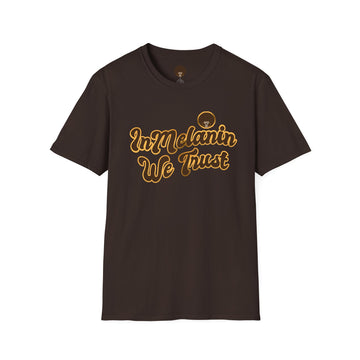 In Melanin We Trust Unisex Softstyle T-Shirt - Show your love for our community!