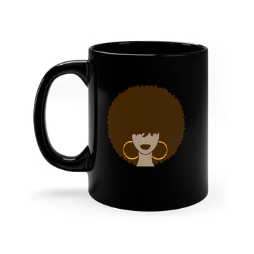 InMelanin "Meli" Black Coffee Mug, 11oz