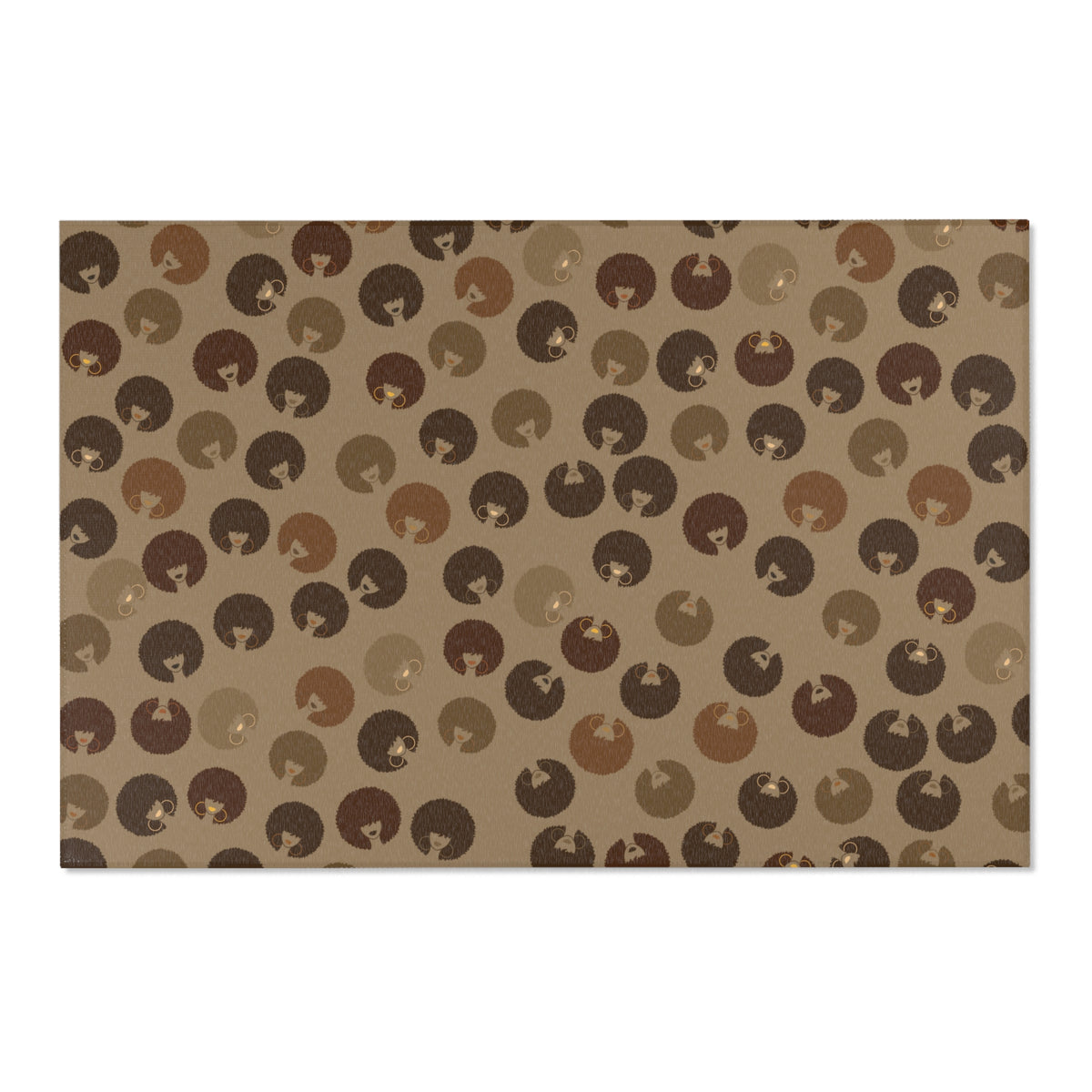 Neutral Leopard Spot Area Rug – Rustic Brown Animal Print Accent Rug