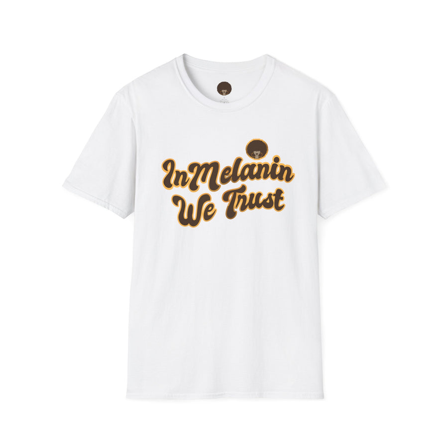 In Melanin We Trust Unisex Softstyle T-Shirt - Show your love for our community!