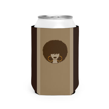 Stylish Can Cooler Sleeve – InMelanin Vibes, Unique Drink Accessory, Perfect for Parties, Celebrations, Gifts
