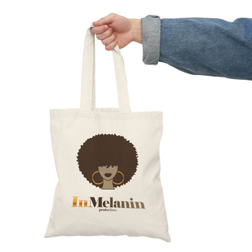 InMelanin Productions Natural Tote Bag - Afrocentric Style for Everyday Use