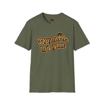 In Melanin We Trust Unisex Softstyle T-Shirt - Show your love for our community!