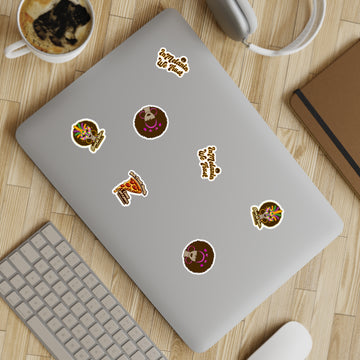 Melanin Pride Sticker Sheet Bundle — 5pc Afro & Inspirational Vinyl Stickers